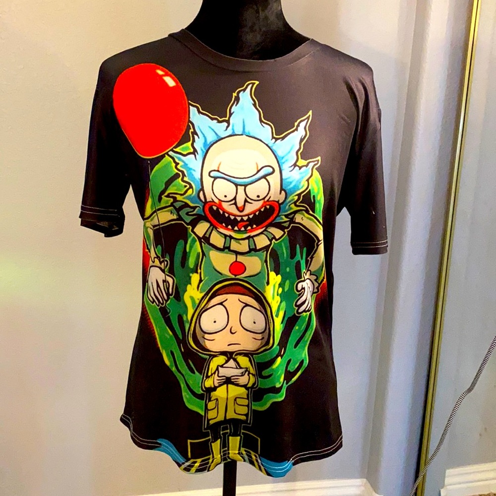 Rick and Morty scary shirt